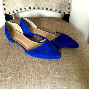 J. Crew royal blue Zoe d’Orsay flats